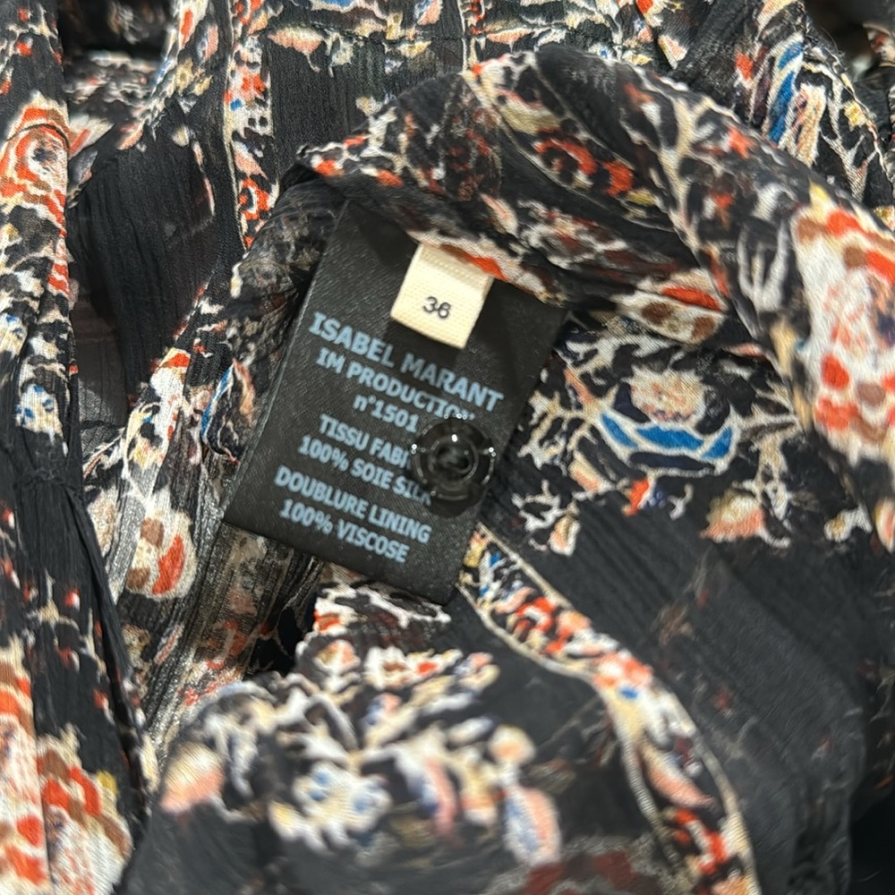 Isabel Marant Etoile Silk Floral Jumpsuit, size 36 or S/M - Picture 4 of 5